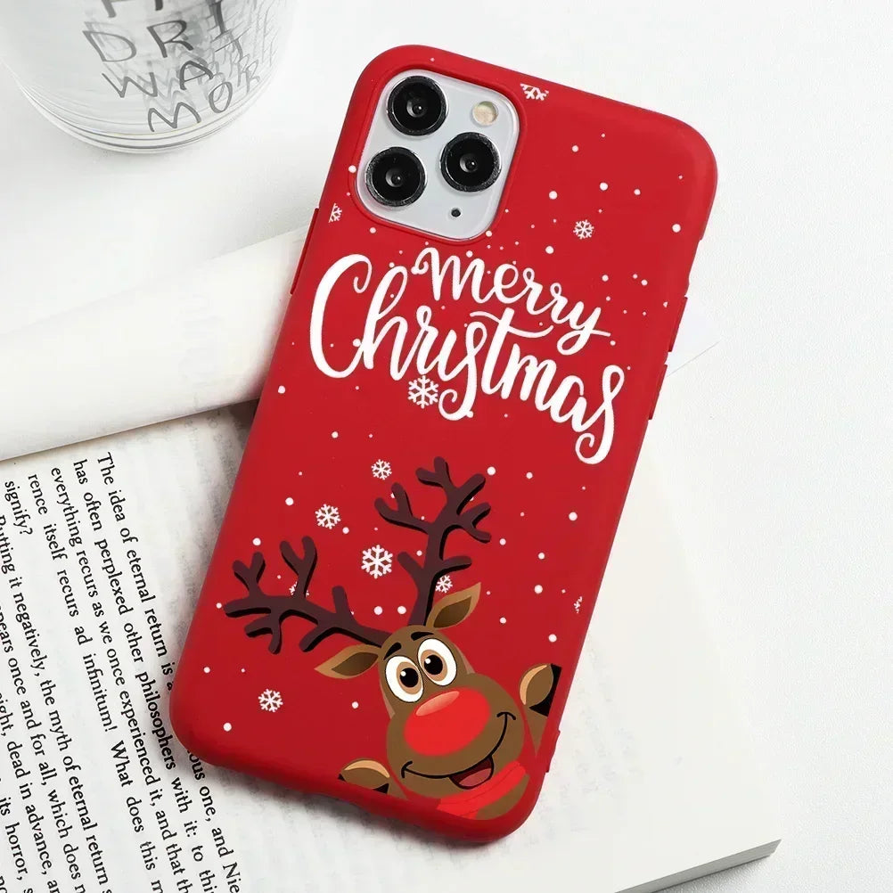 Cartoon Christmas Phone Case For iPhone