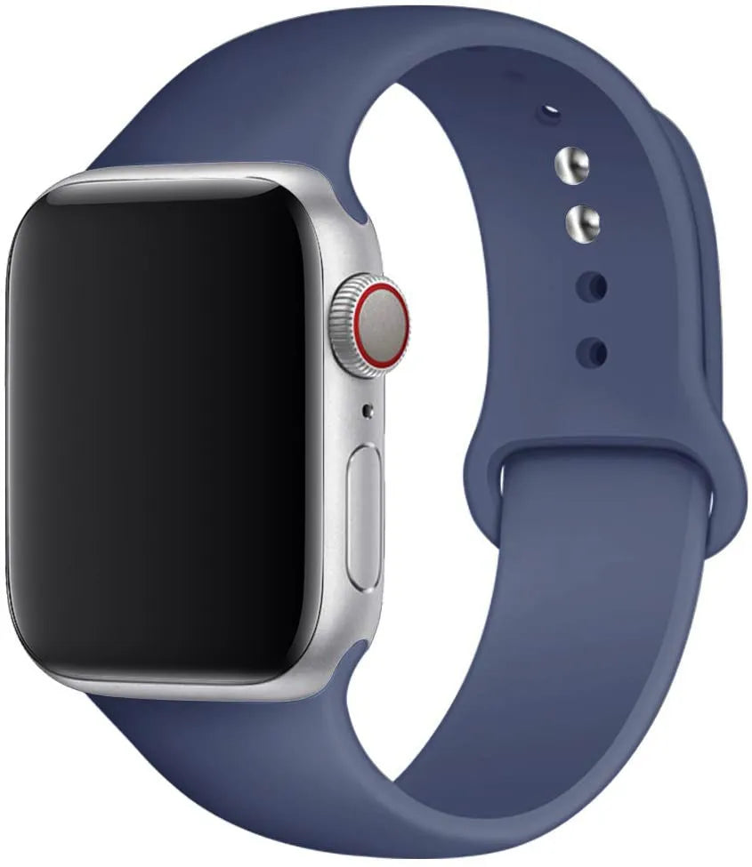 Silicone Strap For Apple Watch Bands 45mm 44mm 40mm 41mm 49mm 42mm 46mm Sport bracelet iwatch series se 6 7 8 9 10 11 Ultra 3 2